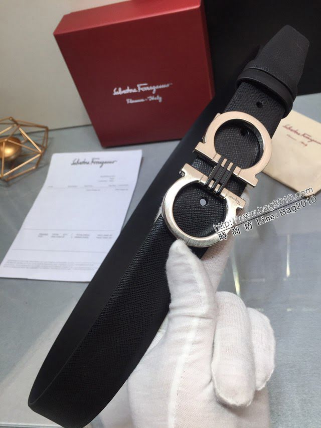 菲拉格慕男士皮帶 Ferragamo雙面牛皮腰帶  jjp2166